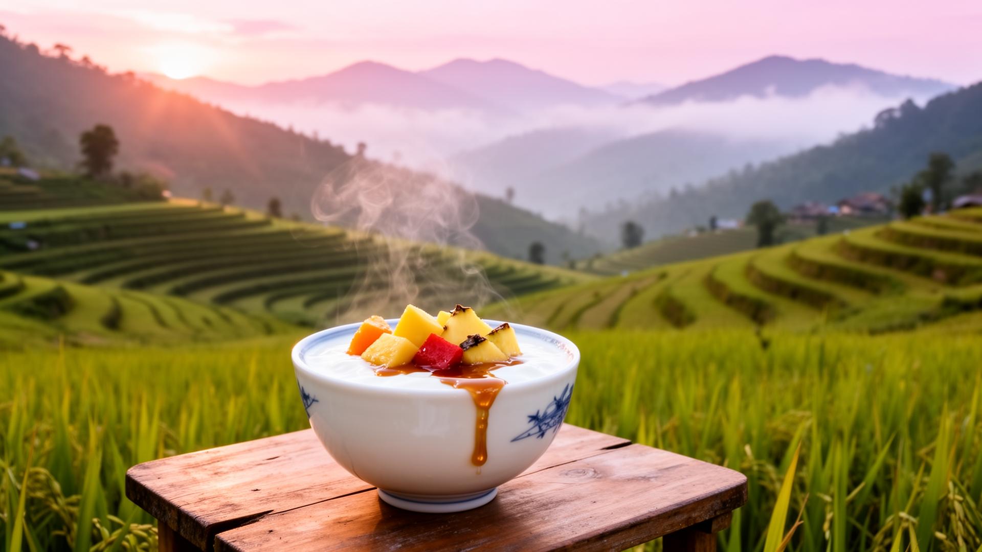 Sữa chua Việt Nam giữa thiên nhiên Đà Nẵng